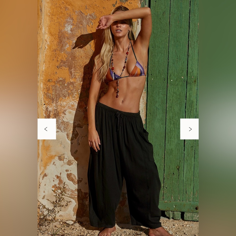 Free People Quinn Pants in Black